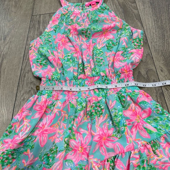 🌺🌴 Lilly Pulitzer Pamelyn Halter Dress – Vibrant Coral Print 🌴🌺 - Picture 8 of 16